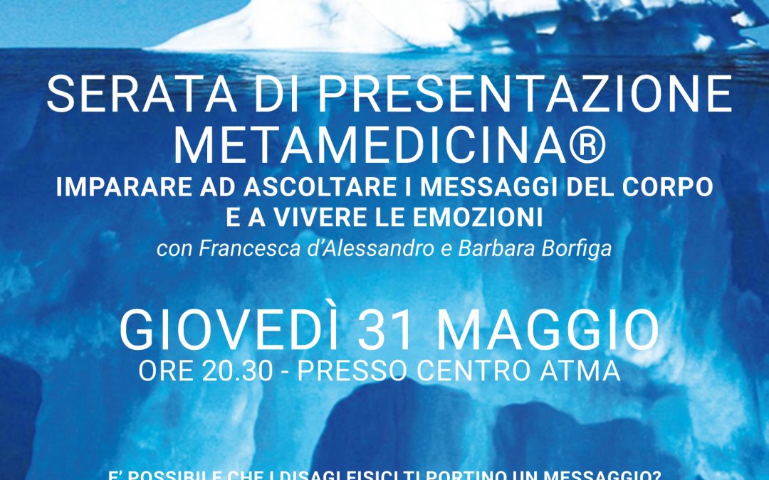 Savona – serata di presentazione Metamedicina®